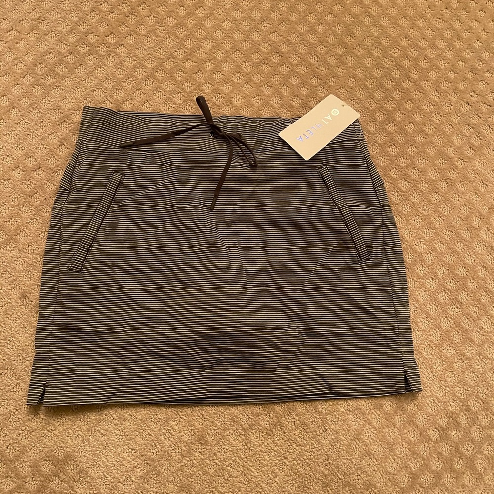 Athleta Stripe Modern Metro Skort